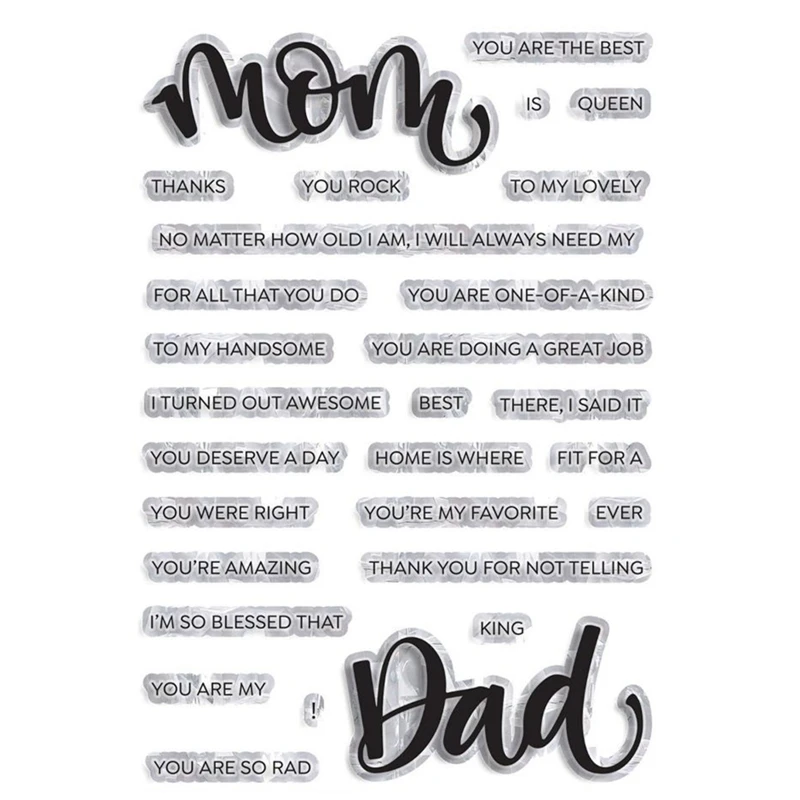 Mom Dad Stamps
