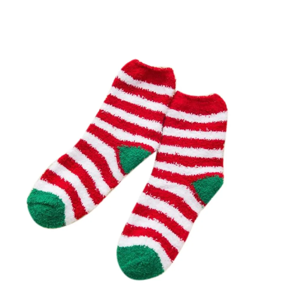 JAYCOSIN носки женские зимние рождественские носки с принтом животных приятные тапочки носки модные милые плотные длинные носки для девочек 923 - Цвет: E