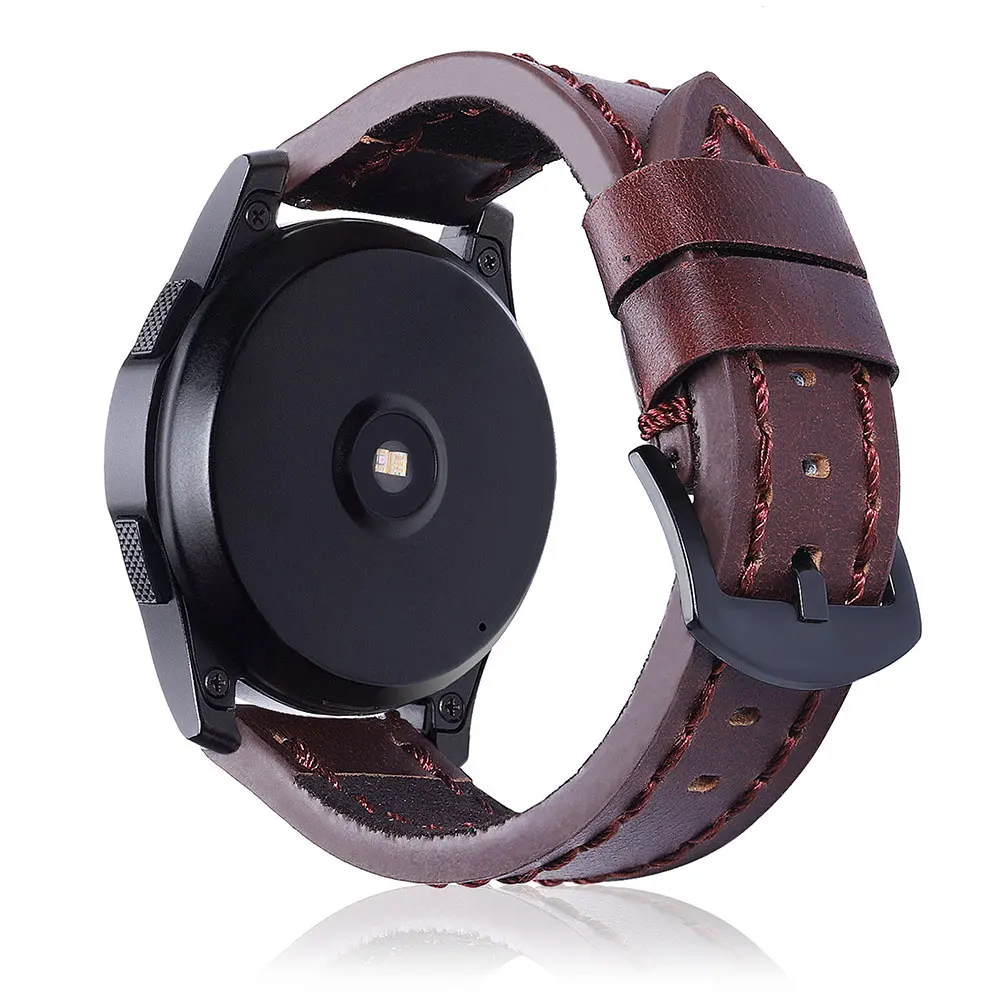 Кожаный 22 мм Универсальный браслет ремешок для Garmin Fenix6 Сменный ремень быстросъемный ремешок для часов Ремешок для Garmin Fenix6 pro