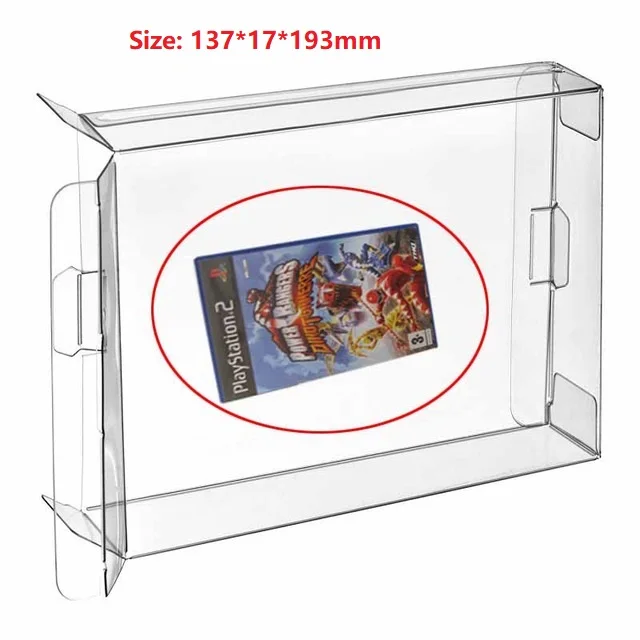 Ruitroliker 10 шт. прозрачная коробка чехол-накладка CIB протектор для PS1 PS2 PS3 PS4 psp PS Vita Box - Цвет: PS2 Box Sleeve