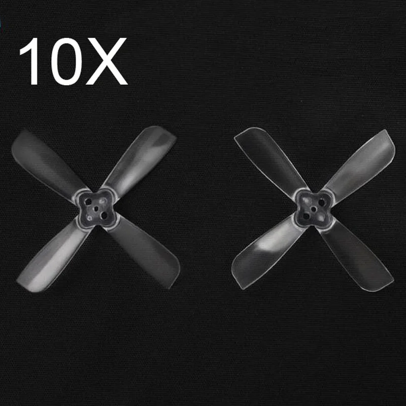 10 Pairs Gemfan 2035 2X3.5X4 4 Blade Propeller Prop 1.5mm Mounting Hole CW CCW Blue Purple Transparent for FPV RC Racing Drone