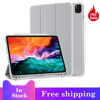 

2020 IPad Pro 11 2nd Gen For IPad Pro 11 Case IPad Pro 2020 12.9 Case Silicone Cover With Pencil Holder Smart Case