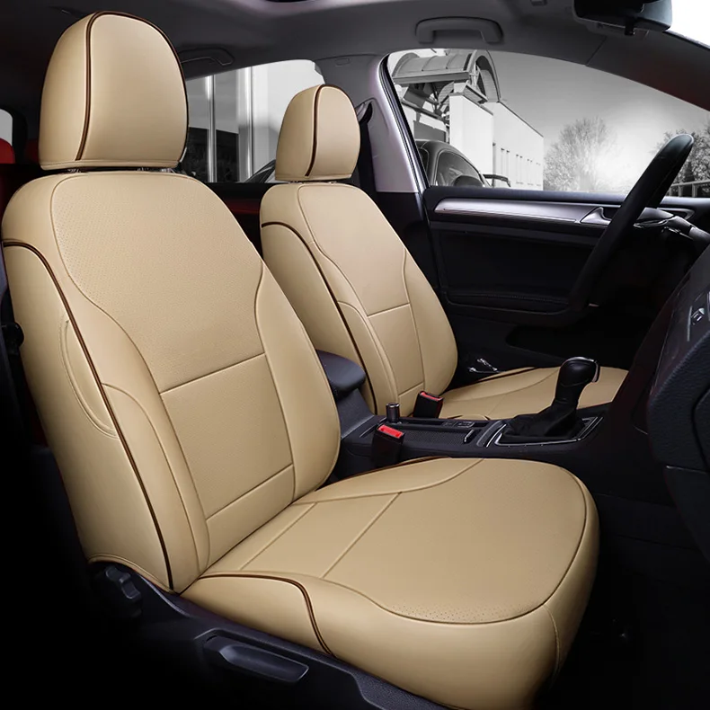 Чехлы для автомобильных сидений кожаные для volkswagen golf 4 golf 5 golf 6 golf 7 golf mk2 автомобильные аксессуары авто товары автостайлинг