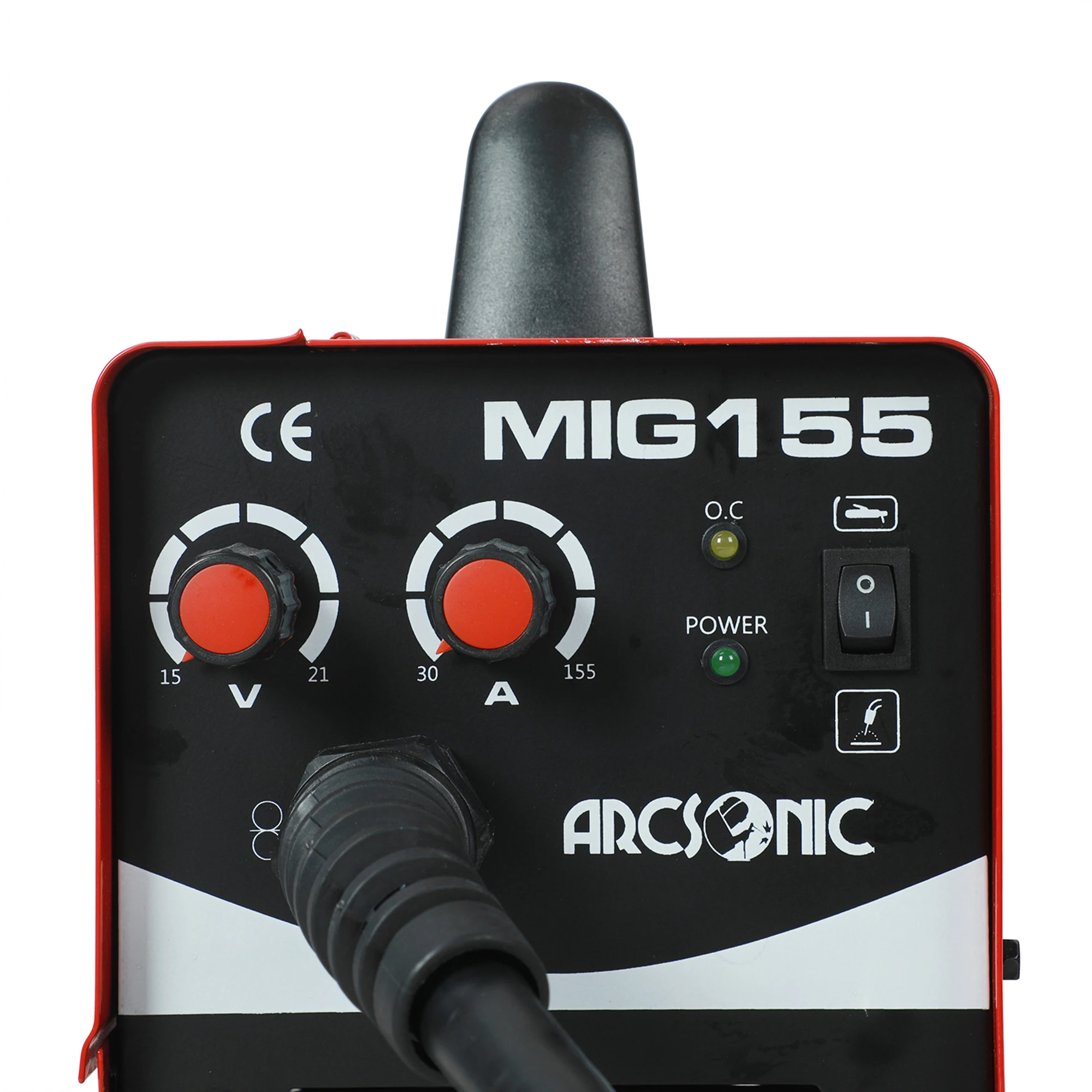 MIG155 IGBT 220V MMA/MIG/флюсовая проволока/сварочный аппарат с твердым проводом портативный MIG сварочный аппарат MMA сварочный аппарат