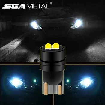 

SEAMETAL T10 LED Bulb 3030 LED Wedge Clearance Lights Auto Interior Reading Signal Lamp Auto Tail Side Parking Bulb For Auto 12V