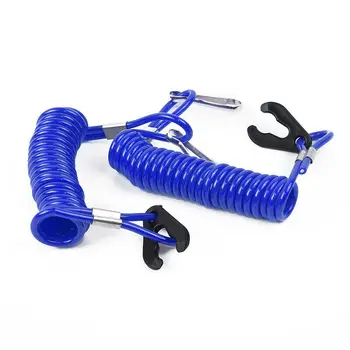 

1 New PWC Jet Ski Wave Key Lanyard Stop Kill Switch Safety BLUE For Honda