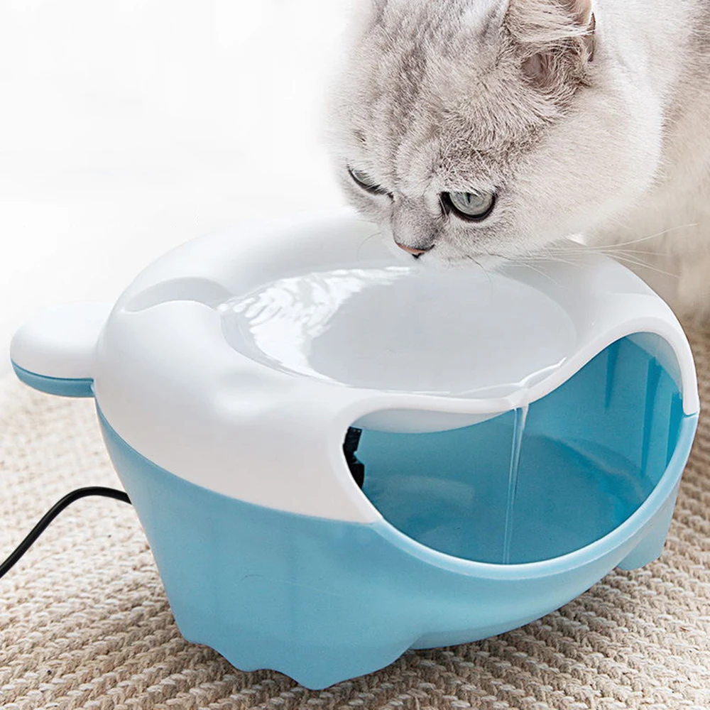 Automatic Luminous Pets Water Fountain for cats Fountain dogs USB