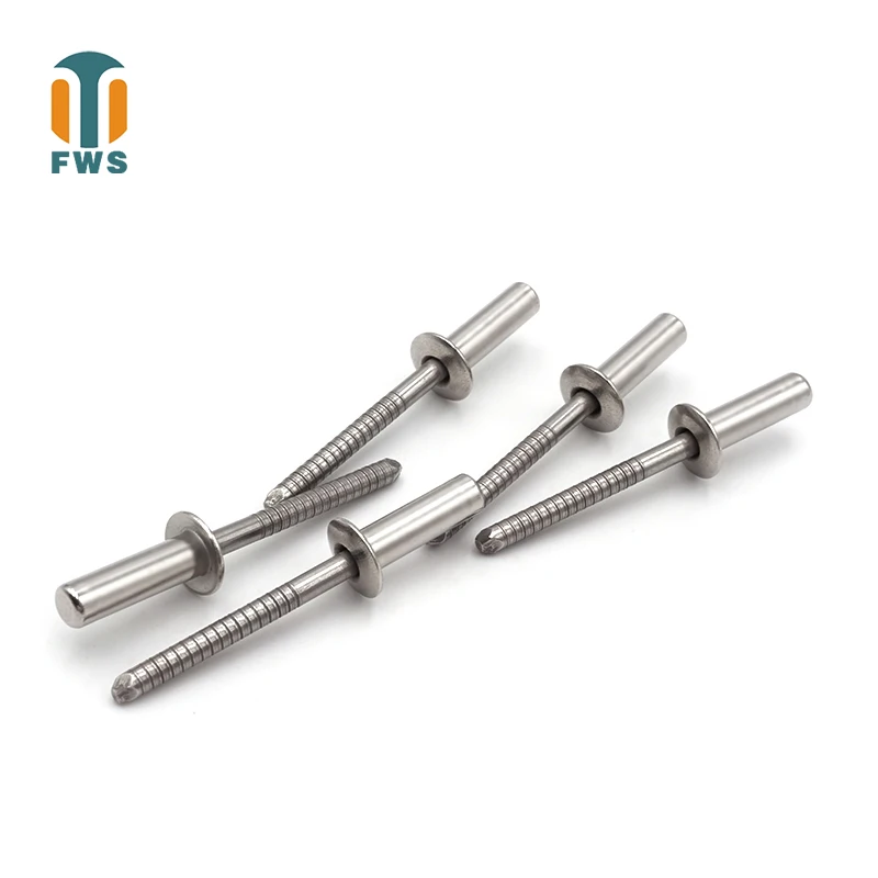 

50 PCS M3.2 DIN EN ISO 16585 GB/T 12615.4 Stainless Steel Round Head Closed End Blind Rivet Sealed Hollow Rivets Blind Rivets