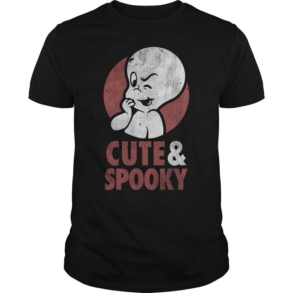 

Men tshirt Casper Ghost Cute Spooky hot Printed T-Shirt tees top