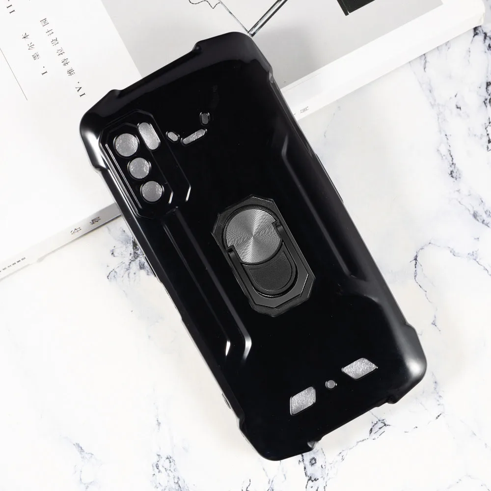 Case for Kingkong5 Pro Ring Holder Bracket Shockproof TPU Cover For Cubot Kingkong 5 3 Note 7 X30 C20 C30 P40 X18 X19 Quest | Мобильные