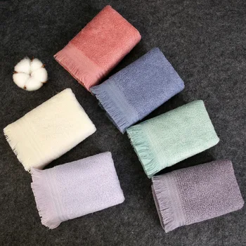 

Bamboo fiber small color towel wash face suzushi household towel.