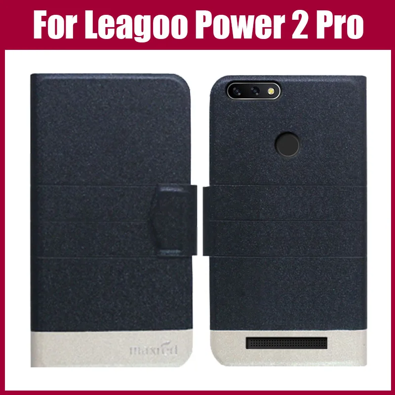 Чехол Leagoo Power 2 Pro 5 цветов ультратонкий Модный Цветной кожаный защитный