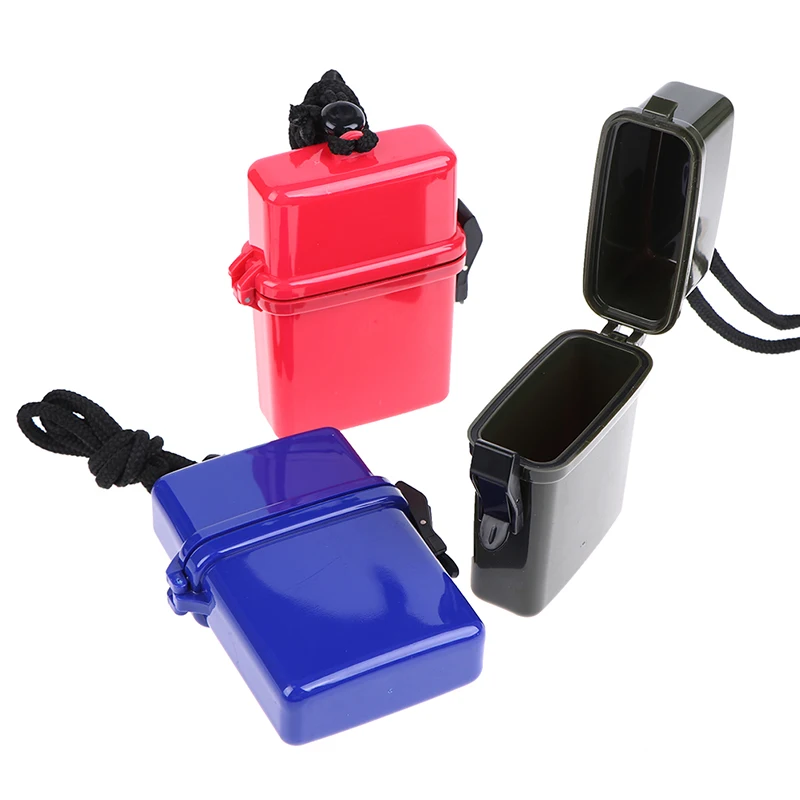 Homyl Scuba Diving Kayaking Waterproof Dry Box Gear Accessories Container Case & Rope ID Cards License Keys Clip for Money 