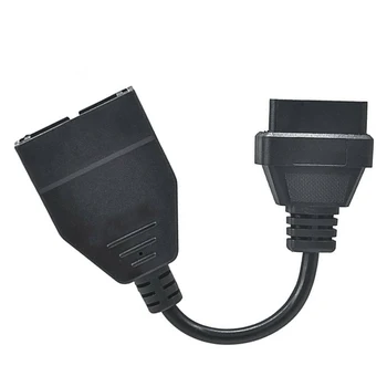

Black Diagnostic Cable Extension Adapter Scanner Tools OBDII Replacement