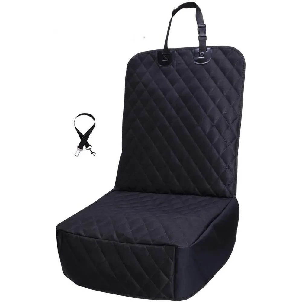 Pet Car Front Seat Cover Protector Waterproof Back Bench Seat Interior Travel Accessories Car Covers Mat With Safety Belt