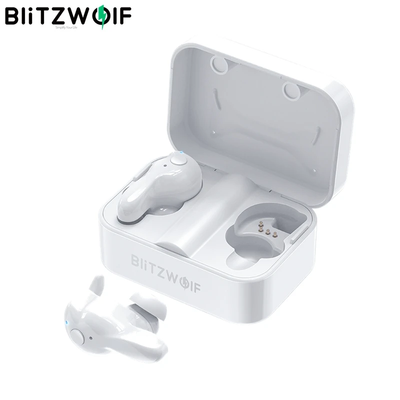 [БЕЛЫЙ] Blitzwolf BW FYE1 TWS Наушники Беспроводная связь Bluetooth 5.0 Двухсторонний вызов