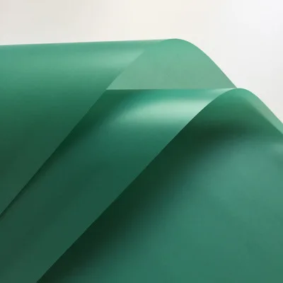 Emerald 10 Лист Корейская пластиковая Водонепроницаемая оберточная бумага поделка, букет из цветов Декор Флорист Поставки Подарочная обертка ткани Papier скрапбук - Цвет: Emerald
