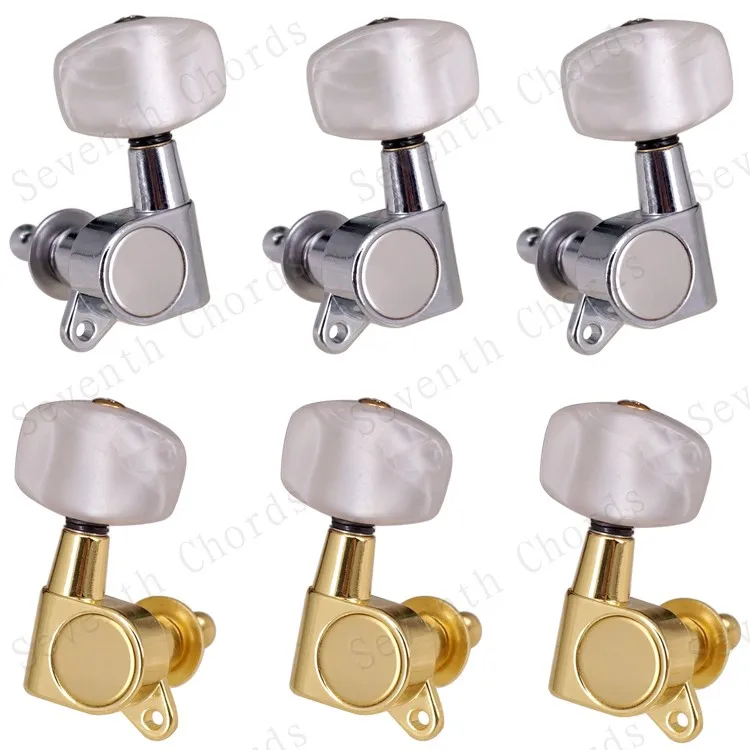 A Set 6 Pcs Sealedgear String Tuning Pegs Tuners Machine Heads For