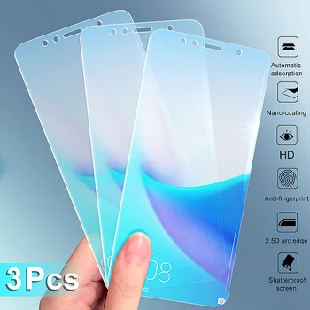 

3Pcs Tempered Glass For Huawei Y9 Y7 Y6 Prime 2018 Screen Protector Film For Huawei Y9S Y7S Y9 Y7 Y7 2019 Protective Glass