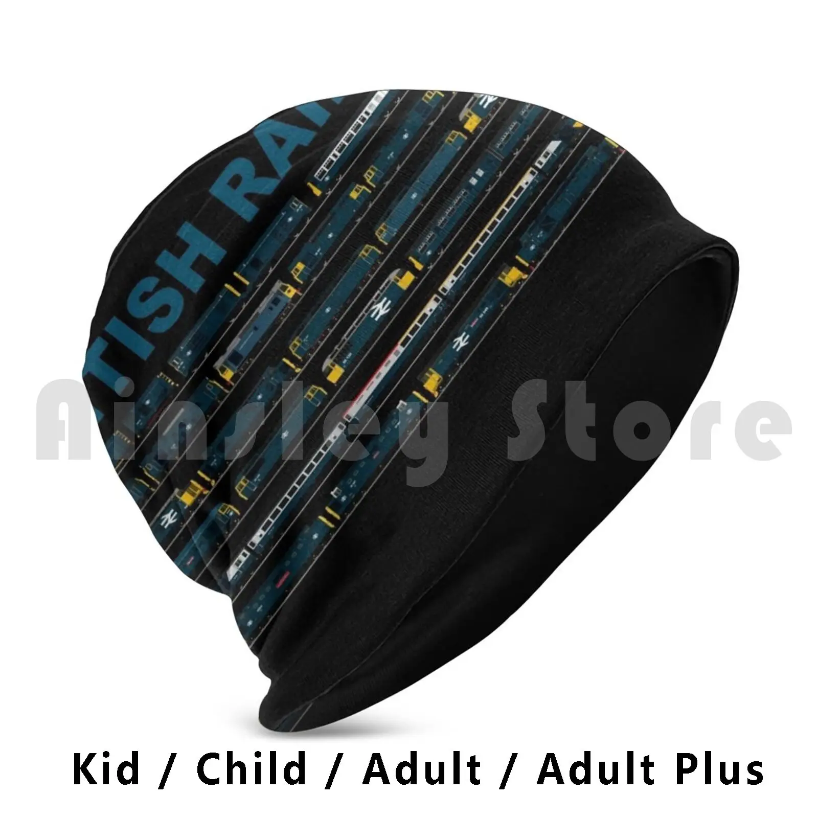 British Rail Treni Berretti Cappello Lavorato A Maglia Hip Hop British Rail Hst Intercity Intercity 125 Classe 47 Classe 40 Classe