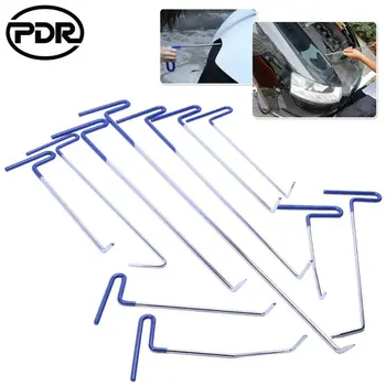 Cheap Super PDR Tools Crowbars Car Push Hook Rod Paintless Dent Removal Kit Crowbar Opening Tool Repairing Hand Tool Pry Bar Set