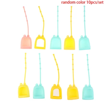 

10Pc 30ml Mini Empty Bottle Silicone Protective Cover Hand Sanitizer Perfume Holder Portable Traveling Refillable Bottle