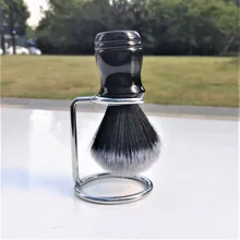 Синтетическая щетка для бритья для мужчин, Парикмахерская щетка для бритья бороды, с держателем