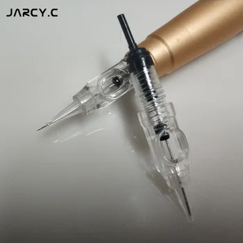 

100pcs 1rl 3rl 600D-G Tattoo Cartridges Needles Tips Agulhas Easy Click Permanent Makeup Needles for Rotary Swiss Machine Pen