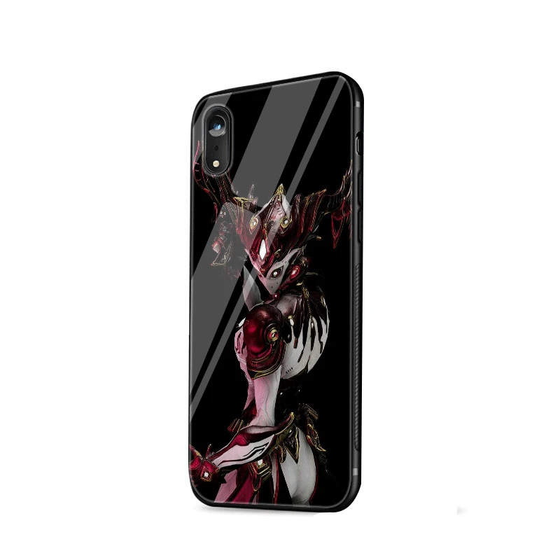 Чехол для мобильного телефона, стекло для iPhone 5 5S SE 6 6s 7 8 Plus X XS Max XR, защитный чехол с рамкой Warframe