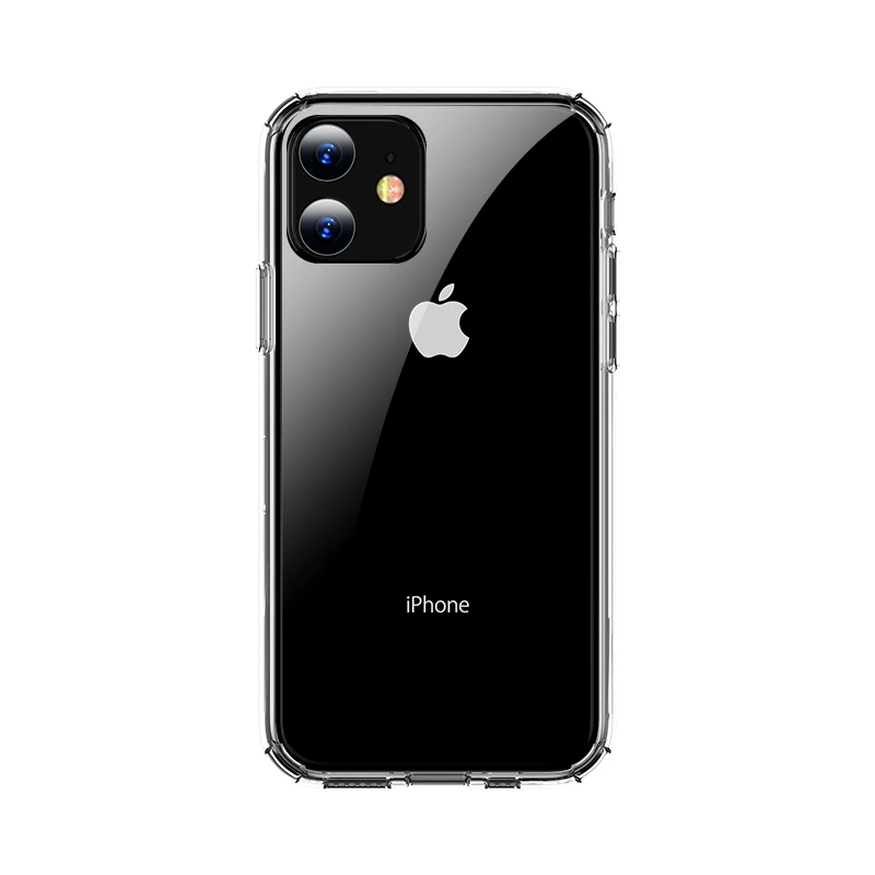 TOTU чехол для телефона для iPhone 11 11 Pro TPU+ акриловый защитный чехол - Цвет: Прозрачный