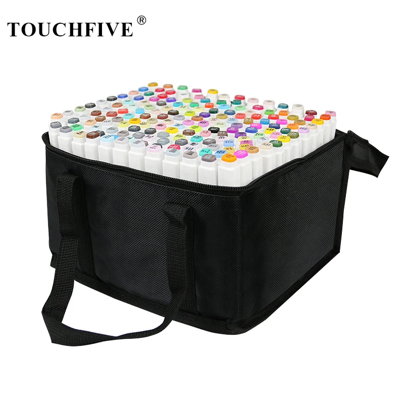 

TouchFIVE Optional Color Matching Art Markers Brush Pen Sketch Alcohol Based Markers Dual Head Manga Drawing Pens Art Supplies