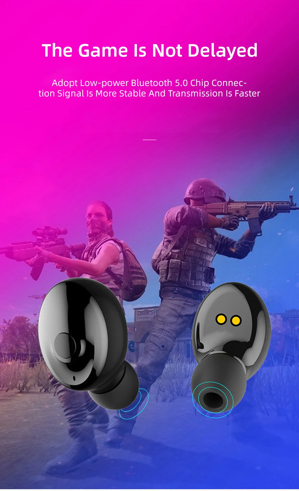 Портативные беспроводные наушники с Bluetooth 5,0, usb зарядка, наушники в ухо, игровая мини гарнитура, стерео гарнитура для автомобиля, спортивные гарнитуры для Xiaomi samsung