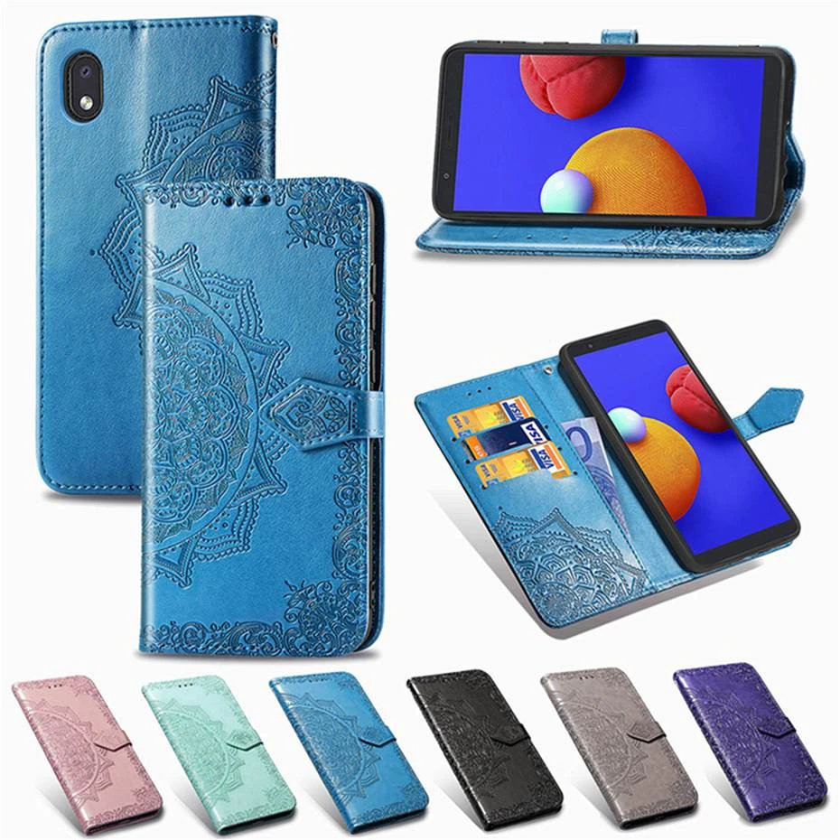 Blue PU Leather Wallet Flip Case for Samsung Galaxy Note 10 Positive Cover Compatible with Samsung Galaxy Note 10 