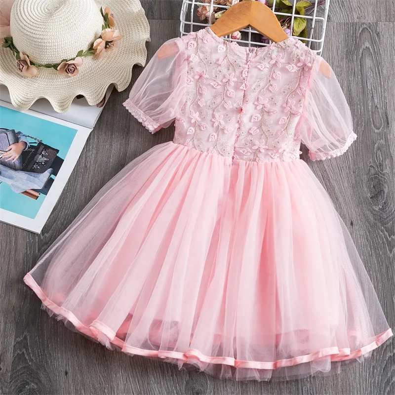 Girls Dress 2020 New Elsa Dress Girl Party Vestidos Cosplay Girl Clothing Anna Snow Queen Birthday Princess Dress Kids Costume