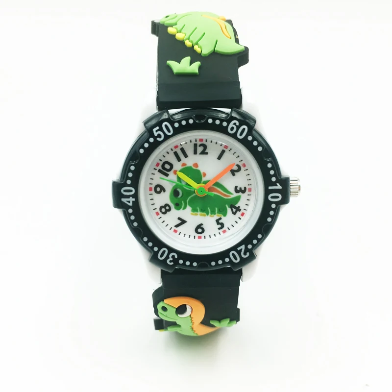 classic design 3D Jelly Silicone Kids Watches hto fashion girls watches cool boys wristwatches new cartoon clock waterproof children watches 2020 free drop shipping (1)