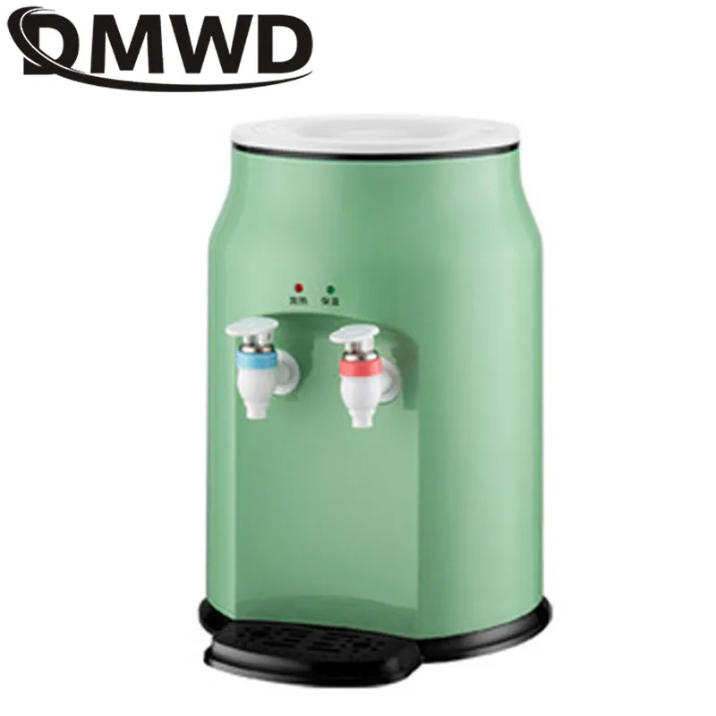 Warm Hot Koud Pomp Fonteinen Machine 2.5L Elektrische Directe Verwarming Water Dispenser Desktop Gallon Drinking Fles Tap Kraan Eu