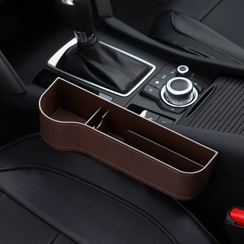 1PCS Car Seat Slit Gap Storage Boxes ABS Catcher Box Waterproof Pocket Organizer Phone Cup Holder | Автомобили и мотоциклы