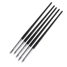 5 pçs dental esparadrapo composto cimento porcelana dentes silicone escova caneta ferramenta