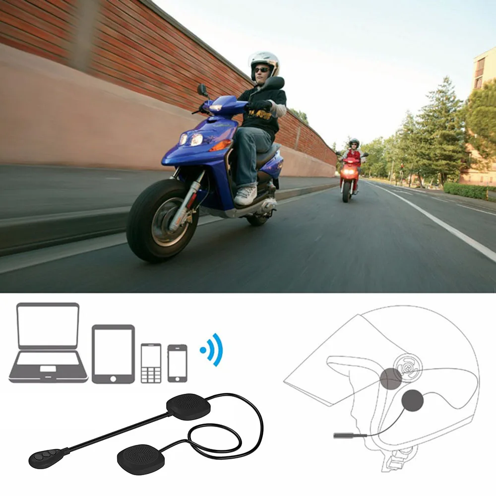 Cargod 4-го поколения мотоциклетный шлем гарнитура беспроводная Bluetooth 5,0 MH04 динамик «скутер» наушники громкой связи звонки, музыка Play
