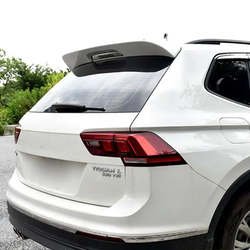 For Volkswag Tiguan abs spoiler car tail wing decoration rear trunk wing spoiler for New Tiguan