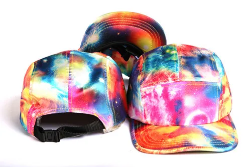 Новая летняя пустая 5 кепка шестиклинка цветочные Galaxy шляпы snapback gorras кости бейсболка для мужчин женщин кепка хип-хоп шляпы - Цвет: color 6