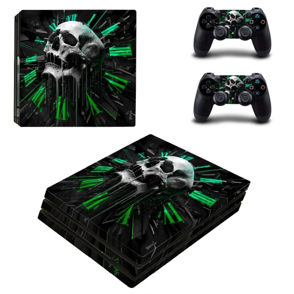 Темно-синий Каратель PS4 Pro sticker s Play station 4 кожа наклейки Наклейки Обложка для playstation 4 PS4 Pro консоли и контроллер скины - Цвет: Темно-синий