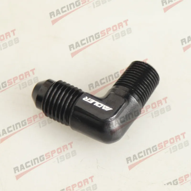 AN4 4AN AN 4 до 1/8 &quotNPT 90 градусов мужской Алюминиевый адаптер|an 8|aluminum fittingsfittings an4 |