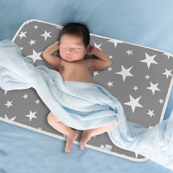 

Baby Changing Pad Starry Sky Printed Baby Changing Pad Infant Washable Diaper Nappy Urine Mat