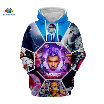 

SONSPEE Brand Chris Brown Hoodie 3d Print Winter Hip Hop Chris Brown Sweatshirts Hoodies Men Streetwear Tracksuit Women Clothes