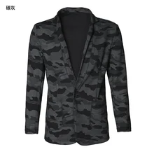 Новая Осенняя мужская мода камуфляжное платье костюм мужские деловые повседневные Костюмы F5010