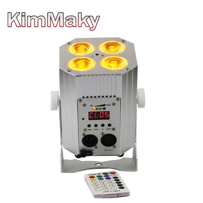 Доставка DHL Freedom Par Hex 4 4*18 Вт 6 в 1 RGBWA + UV DMX беспроводной аккумулятор Uplighter