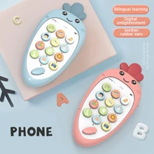 Детский умный мобильный телефон развивающие игрушки симулятор музыкальные цифры Обучающий телефон ранний развивающий Игрушечный мобильный телефон для детей