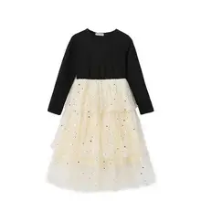 Новинка г.; весенние пышные платья из блестящей сетки для маленьких девочек; Модная одежда принцессы для девочек; 5 шт/лот;