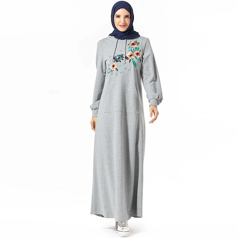 Толстовка Abaya Дубайский хиджаб мусульманское платье Abayas мусульманская одежда